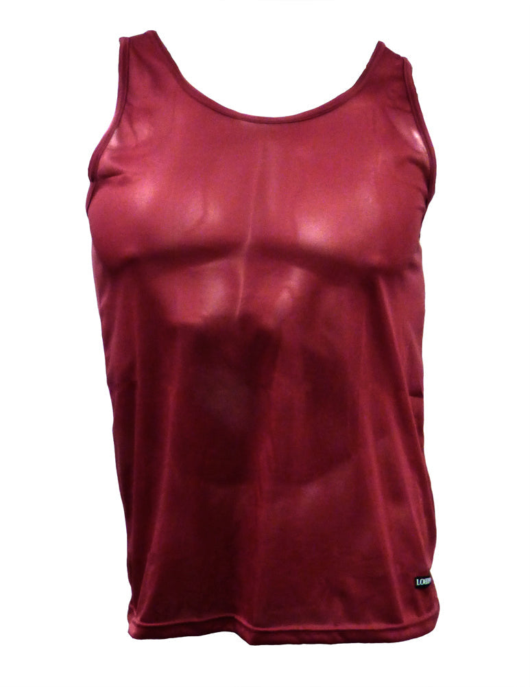 LOBBO Men's Nylon Tank Top A-Shirt-LOBBO-ABC Underwear