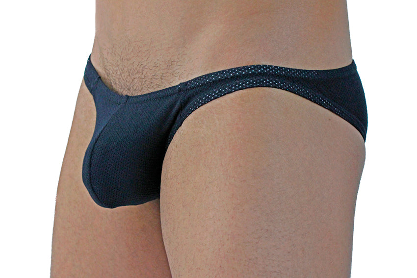 Cotton Mesh Bikini Brief Underwear for Men-LOBBO-ABC Underwear