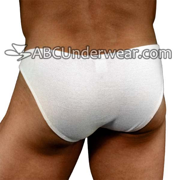 Cotton Mesh Bikini Brief Underwear for Men-LOBBO-ABC Underwear