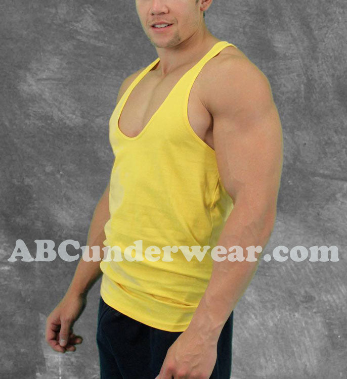 Greco Mens String Y-Back Tanktop - Closeout-LOBBO-ABC Underwear
