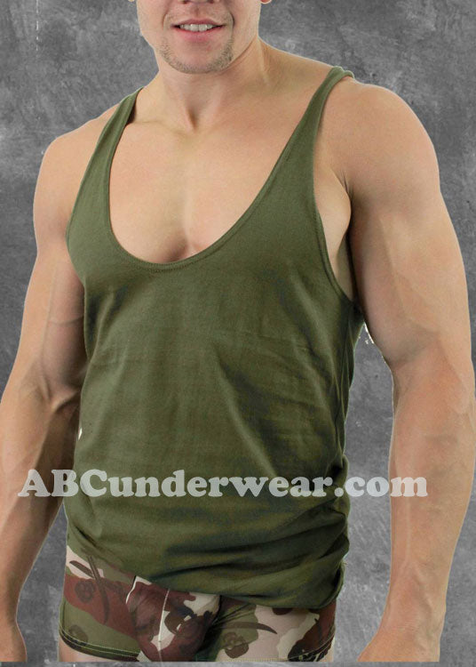 Greco Mens String Y-Back Tanktop - Closeout-LOBBO-ABC Underwear