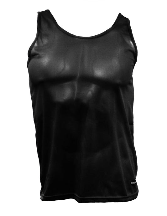 LOBBO Men's Nylon Tank Top A-Shirt-LOBBO-ABC Underwear