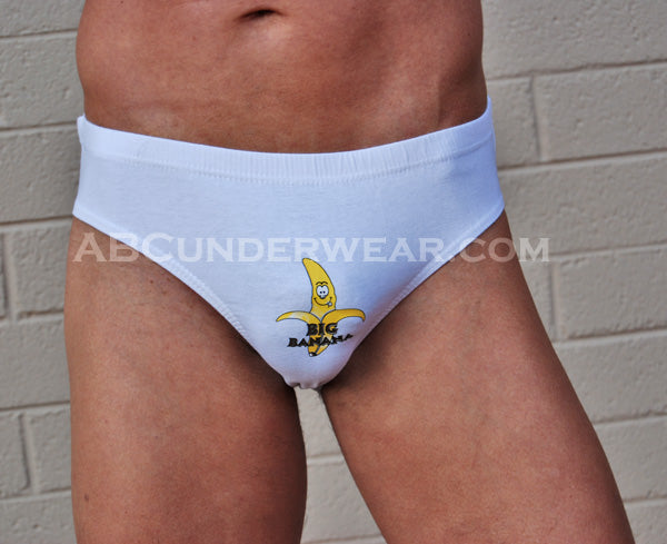 Mens Big Banana Brief Men's Underwear with Banana Print - Clearance-LOBBO-ABC Underwear
