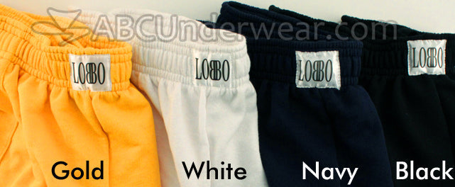 Mens Fleece Gym Short - Original Shorter Version by LOBBO - Closeout-LOBBO-ABC Underwear