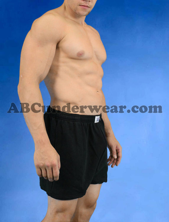 Mens Fleece Gym Short - Original Shorter Version by LOBBO - Closeout-LOBBO-ABC Underwear