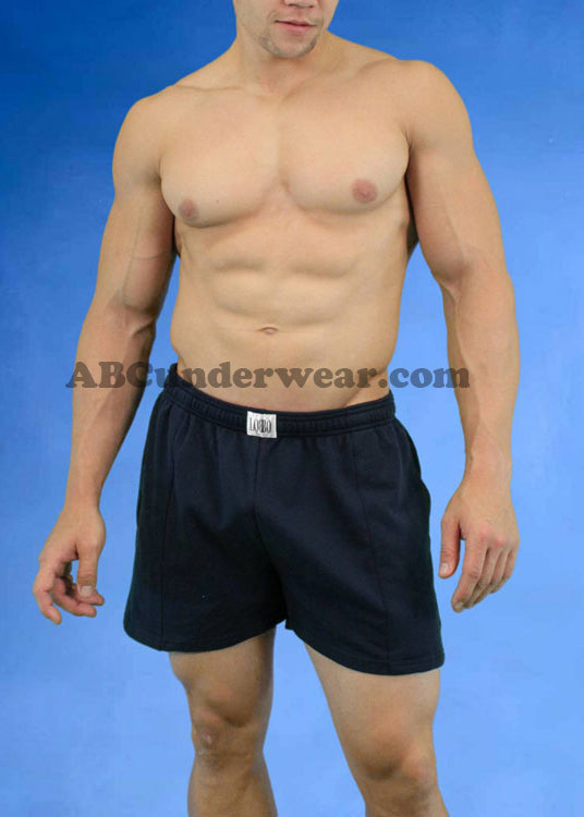 Mens Fleece Gym Short - Original Shorter Version by LOBBO - Closeout-LOBBO-ABC Underwear