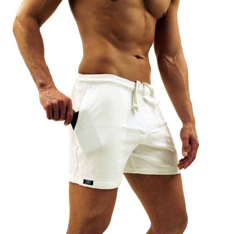 Men's Fleece Gym Short by LOBBO, Workout Shorts-LOBBO-ABC Underwear